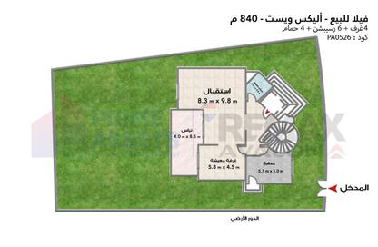 Villa - 4 Bedrooms - 4 Bathrooms for sale in Alex West - Alexandria Compounds - Alexandria