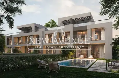 Townhouse - 4 Bedrooms - 5 Bathrooms for sale in Palm Hills New Cairo - 5th Settlement Compounds - The 5th Settlement - New Cairo City - Cairo