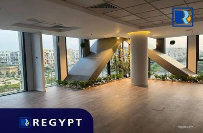 Office Space - Studio - 2 Bathrooms for rent in V90 - North Teseen St. - The 5th Settlement - New Cairo City - Cairo