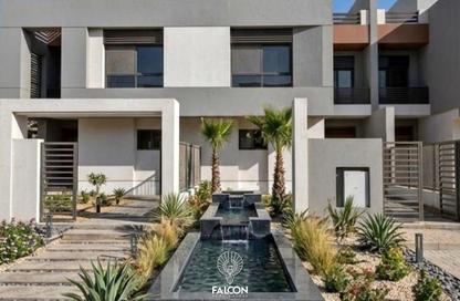Townhouse - 4 Bedrooms - 4 Bathrooms for sale in Bleu Vert - New Capital Compounds - New Capital City - Cairo Townhouse - 4 Bedrooms - 4 Bathrooms for sale in Bleu Vert - New Capital Compounds - New Capital City - Cairo