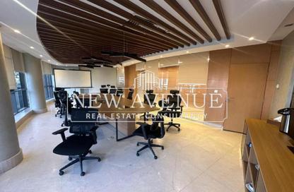 Office Space - 5 Bedrooms - 3 Bathrooms for rent in Bank Center Street - South Teseen St. - The 5th Settlement - New Cairo City - Cairo