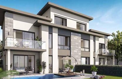 Twin House - 4 Bedrooms - 4 Bathrooms for sale in Swan Lake Residence - 5th Settlement Compounds - The 5th Settlement - New Cairo City - Cairo
