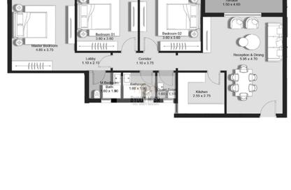 Apartment - 3 Bedrooms - 3 Bathrooms for sale in Hyde Park - New Cairo City - Cairo