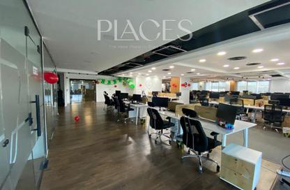 Office Space - Studio - 4 Bathrooms for rent in One Ninety Mall - South Teseen St. - The 5th Settlement - New Cairo City - Cairo