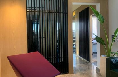 Office Space - Studio - 1 Bathroom for rent in The Water Way - North Investors Area - New Cairo City - Cairo