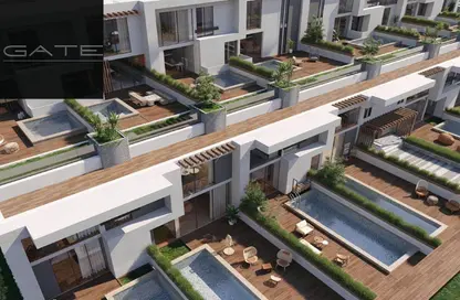 دوبلكس - 4 غرف نوم - 4 حمامات للبيع في دايركشن وايت - راس الحكمة - الساحل الشمالي