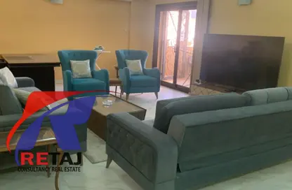 Apartment - 3 Bedrooms - 3 Bathrooms for rent in American University Housing District - 5th Settlement Compounds - The 5th Settlement - New Cairo City - Cairo