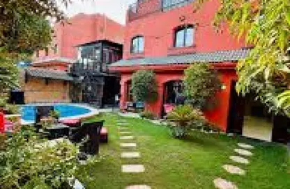 Villa - 4 Bedrooms - 3 Bathrooms for rent in Solaimaneyah Gardens - 4th District - Sheikh Zayed City - Giza