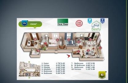 Apartment - 3 Bedrooms - 2 Bathrooms for sale in North Rehab - New Cairo City - Cairo