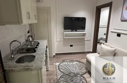 Apartment - Studio - 1 Bathroom for rent in Mohamed Naguib Axis - Abou El Houl - New Cairo City - Cairo