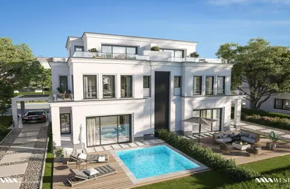 فيلا - 6 غرف نوم - 7 حمامات للبيع في نايا ويست - كمبوندات الشيخ زايد - الشيخ زايد - الجيزة