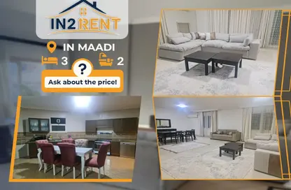 Apartment - 4 Bedrooms - 4 Bathrooms for sale in Sarayat Al Maadi - Hay El Maadi - Cairo