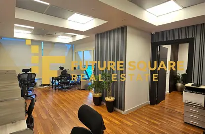 Office Space - 3 Bedrooms - 2 Bathrooms for rent in Cairo Business Plaza - North Teseen St. - The 5th Settlement - New Cairo City - Cairo