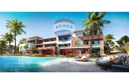 شاليه - 3 غرف نوم - 4 حمامات للبيع في ازها الساحل الشمالي - راس الحكمة - الساحل الشمالي