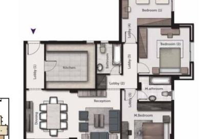 Apartment - 3 Bedrooms - 2 Bathrooms for sale in Galleria Moon Valley - South Investors Area - New Cairo City - Cairo