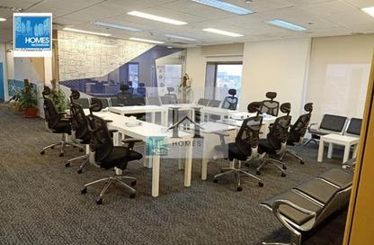 Office Space - Studio - 3 Bathrooms for rent in Bank Center Street - South Teseen St. - The 5th Settlement - New Cairo City - Cairo