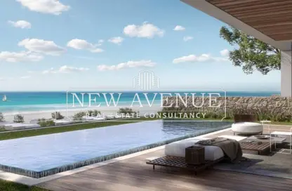 شاليه - 2 غرف نوم - 2 حمامات للبيع في ازها الساحل الشمالي - راس الحكمة - الساحل الشمالي