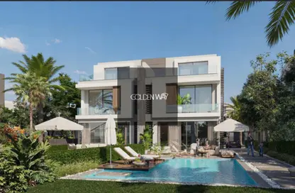 منزل مزدوج - 4 غرف نوم - 4 حمامات للبيع في الباتيو جادي - كمبوندات العاصمة الإدارية الجديدة - العاصمة الإدارية الجديدة - القاهرة