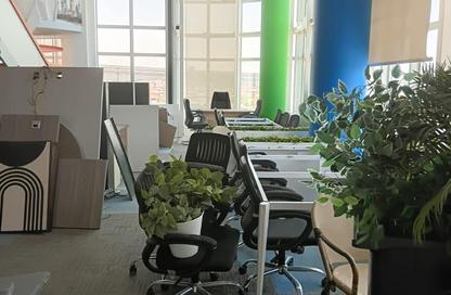 Office Space - Studio - 4 Bathrooms for rent in South Teseen St. - The 5th Settlement - New Cairo City - Cairo