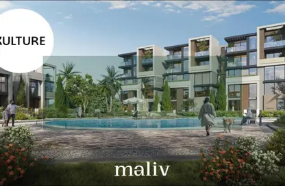 شقة - 2 غرف نوم - 1 حمام للبيع في هايد بارك سنترال - التجمع السادس - مدينة القاهرة الجديدة - القاهرة