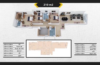 Apartment - 3 - 3 for sale in Bait Alwatan - The 5th Settlement - New Cairo City - Cairo