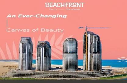 Chalet - 2 Bedrooms - 2 Bathrooms for sale in Beachfront Towers - New Alamein City - Al Alamein - North Coast Chalet - 2 Bedrooms - 2 Bathrooms for sale in Beachfront Towers - New Alamein City - Al Alamein - North Coast