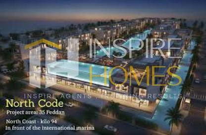 Chalet - 3 Bedrooms - 2 Bathrooms for sale in North Code - Al Alamein - North Coast