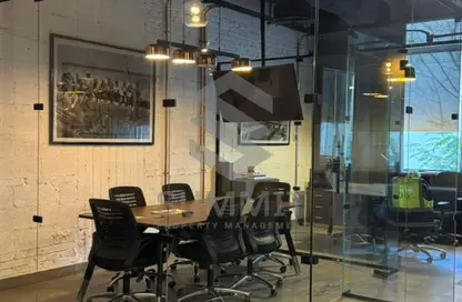Office Space - 2 Bedrooms - 1 Bathroom for rent in The Water Way - North Investors Area - New Cairo City - Cairo