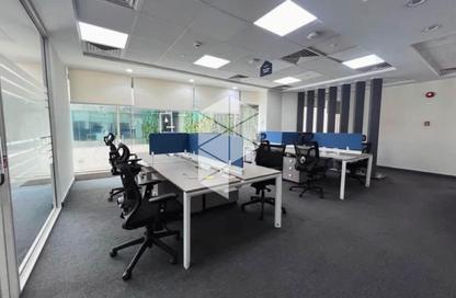 Office Space - Studio - 2 Bathrooms for rent in Bank Center Street - South Teseen St. - The 5th Settlement - New Cairo City - Cairo