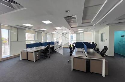 Office Space - Studio - 2 Bathrooms for rent in Bank Center Street - South Teseen St. - The 5th Settlement - New Cairo City - Cairo