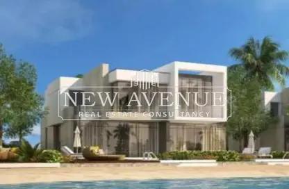 منزل مزدوج - 3 غرف نوم - 3 حمامات للبيع في أزهى - العين السخنة - السويس