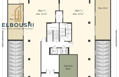Shop - Studio - 2 Bathrooms for sale in Al Nozha St. - Almazah - Heliopolis - Masr El Gedida - Cairo