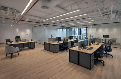 Office Space - Studio - 2 Bathrooms for rent in Hyde Park Business District Mall - South Teseen St. - The 5th Settlement - New Cairo City - Cairo