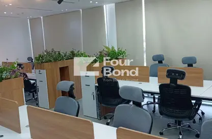 Office Space - Studio - 2 Bathrooms for rent in Cairo Festival City - North Investors Area - New Cairo City - Cairo