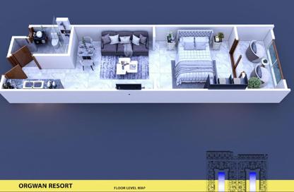 Apartment - 1 Bedroom - 1 Bathroom for sale in Aqua Palms Resort - Hurghada Resorts - Hurghada - Red Sea