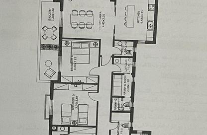 Apartment - 4 Bedrooms - 2 Bathrooms for sale in Garden Residence - Hyde Park - New Cairo City - Cairo