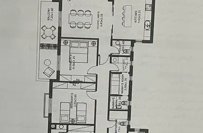 شقة - 4 غرف نوم - 2 حمامات للبيع في جاردن ريزدنس - هايد بارك - مدينة القاهرة الجديدة - القاهرة