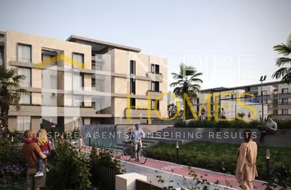 Apartment - 2 Bedrooms - 2 Bathrooms for sale in West Courts - Al Wahat Road - 6 October City - Giza