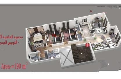 Apartment - 3 Bedrooms - 3 Bathrooms for sale in AiAngle City Mall - New Narges - New Cairo City - Cairo