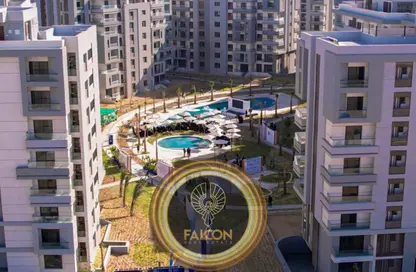 Apartment - 2 Bedrooms - 2 Bathrooms for sale in Bleu Vert - New Capital Compounds - New Capital City - Cairo Apartment - 2 Bedrooms - 2 Bathrooms for sale in Bleu Vert - New Capital Compounds - New Capital City - Cairo
