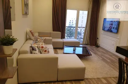 Apartment - 1 Bedroom - 2 Bathrooms for rent in Garden Residence - New Cairo City - Cairo