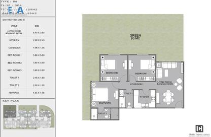 Apartment - 3 Bedrooms - 2 Bathrooms for sale in Okardia - New Obour City - Qalyubia