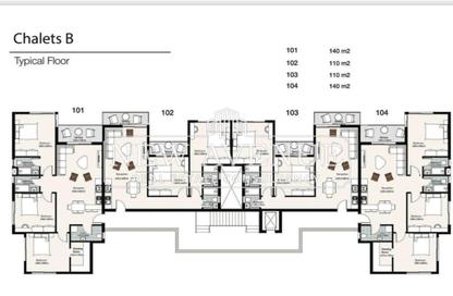 Chalet - 2 Bedrooms - 2 Bathrooms for sale in Mar Bay - Ras Al Hekma - North Coast