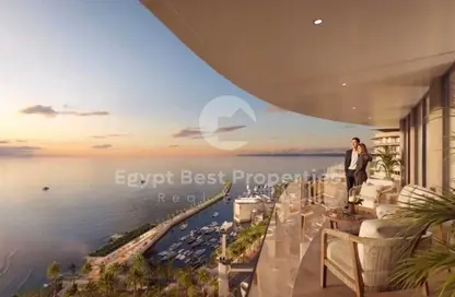 (بنتهاوس  (روف - 2 غرف نوم - 2 حمامات للبيع في لاسيرينا بالم بيتش - العين السخنة - السويس