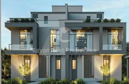 منزل مزدوج - 3 غرف نوم - 3 حمامات للبيع في ذا 8 - مدينة زايد الجديدة - الشيخ زايد - الجيزة