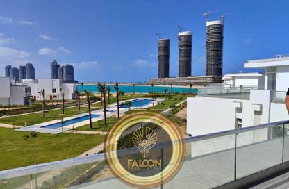 شقة - 2 غرف نوم - 2 حمامات للبيع في مازيرين - مدينة العلمين الجديدة - العلمين - الساحل الشمالي