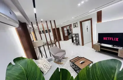 Apartment - 2 Bedrooms - 1 Bathroom for rent in Central New Cairo - North Teseen St. - The 5th Settlement - New Cairo City - Cairo