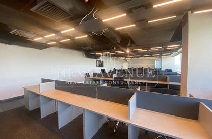 Office Space - Studio - 1 Bathroom for rent in Bank Center Street - South Teseen St. - The 5th Settlement - New Cairo City - Cairo