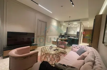 Apartment - 1 Bedroom - 2 Bathrooms for rent in Aljazi Marriott Residences - Mohamed Naguib Axis - North Investors Area - New Cairo City - Cairo