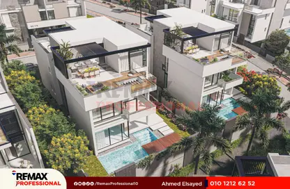 فيلا - 5 غرف نوم - 4 حمامات للبيع في اليكس ويست - كمبوندات الاسكندرية - الاسكندرية